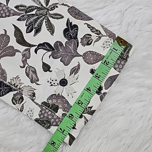 Tory Burch Women's Floral Leaf Printed Trousers Size 27 - Picture 8 of 8